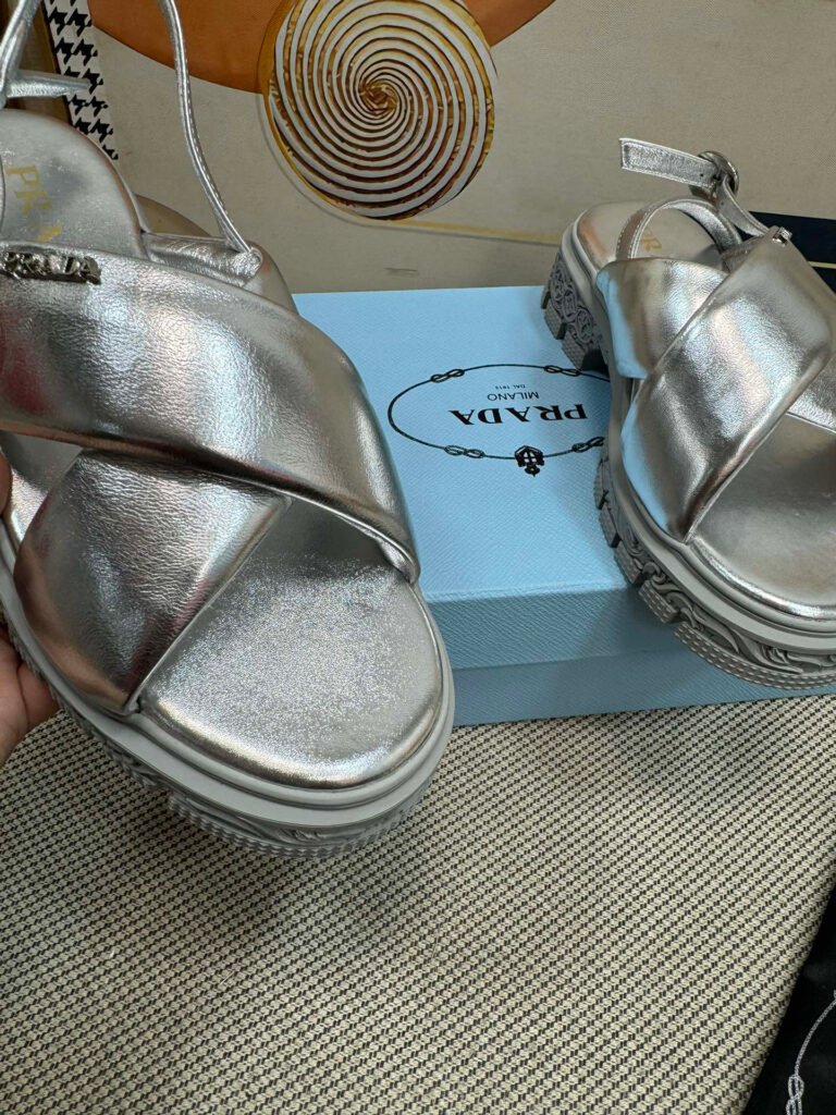Prada Unisex Platform Sneakers detail 6