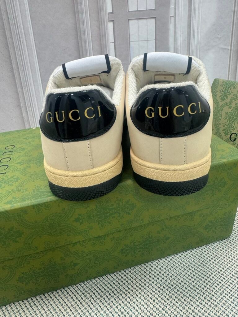 Gucci Women's Distressed Sneakers detail image 6