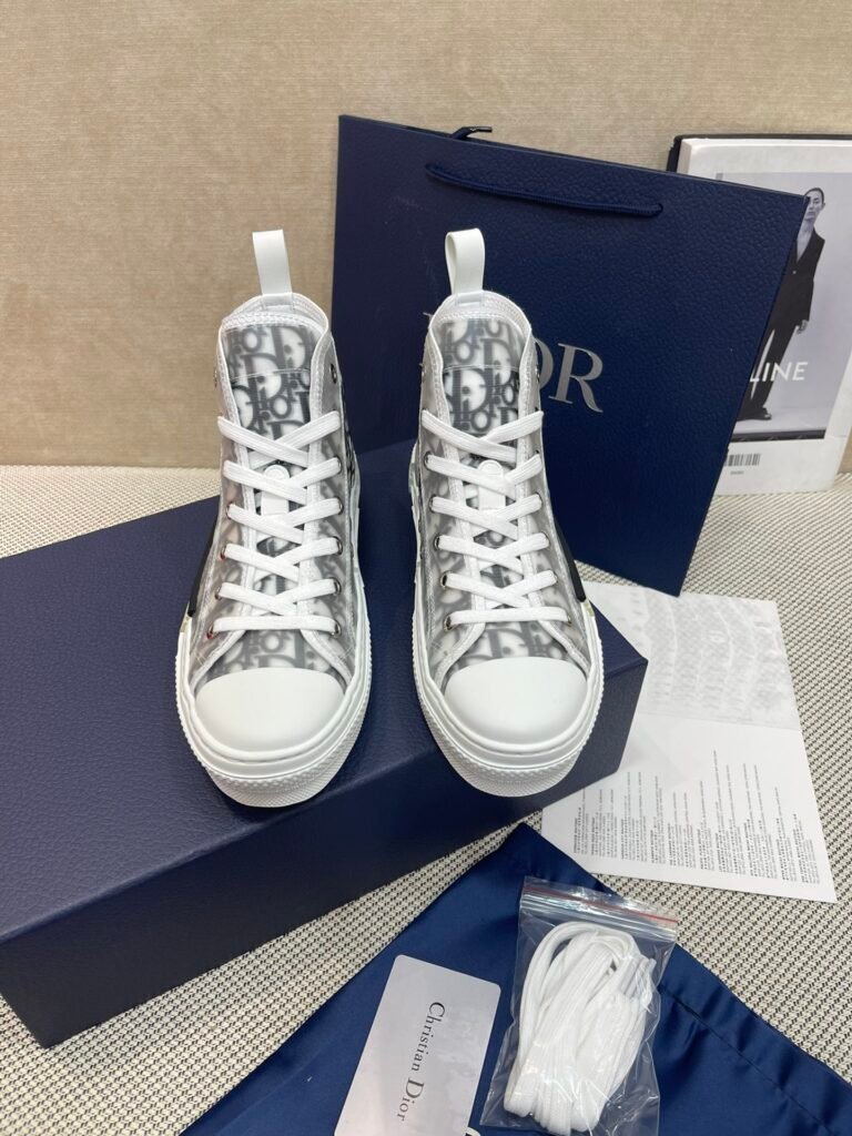 Dior Unisex High-Top Sneakers detail 6