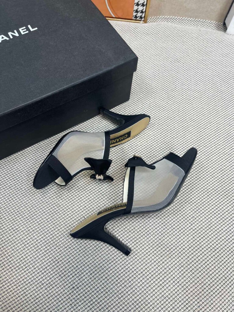 Chanel Women's Leather-Sole Shoes detail 6
