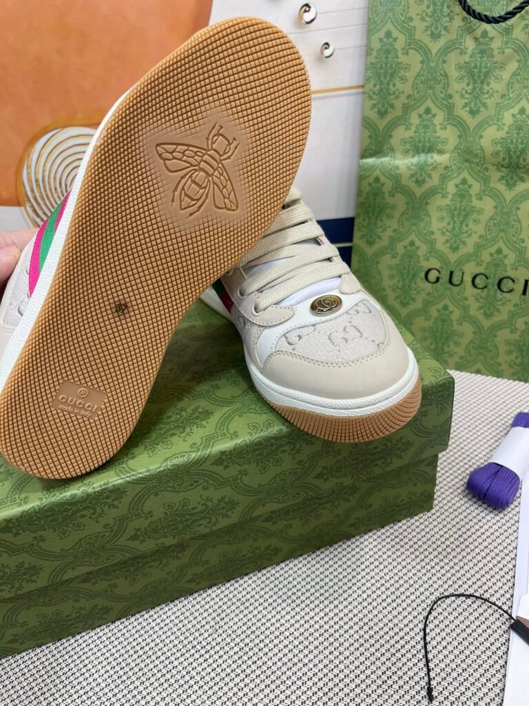 Gucci Unisex Distressed Sneakers detail 7