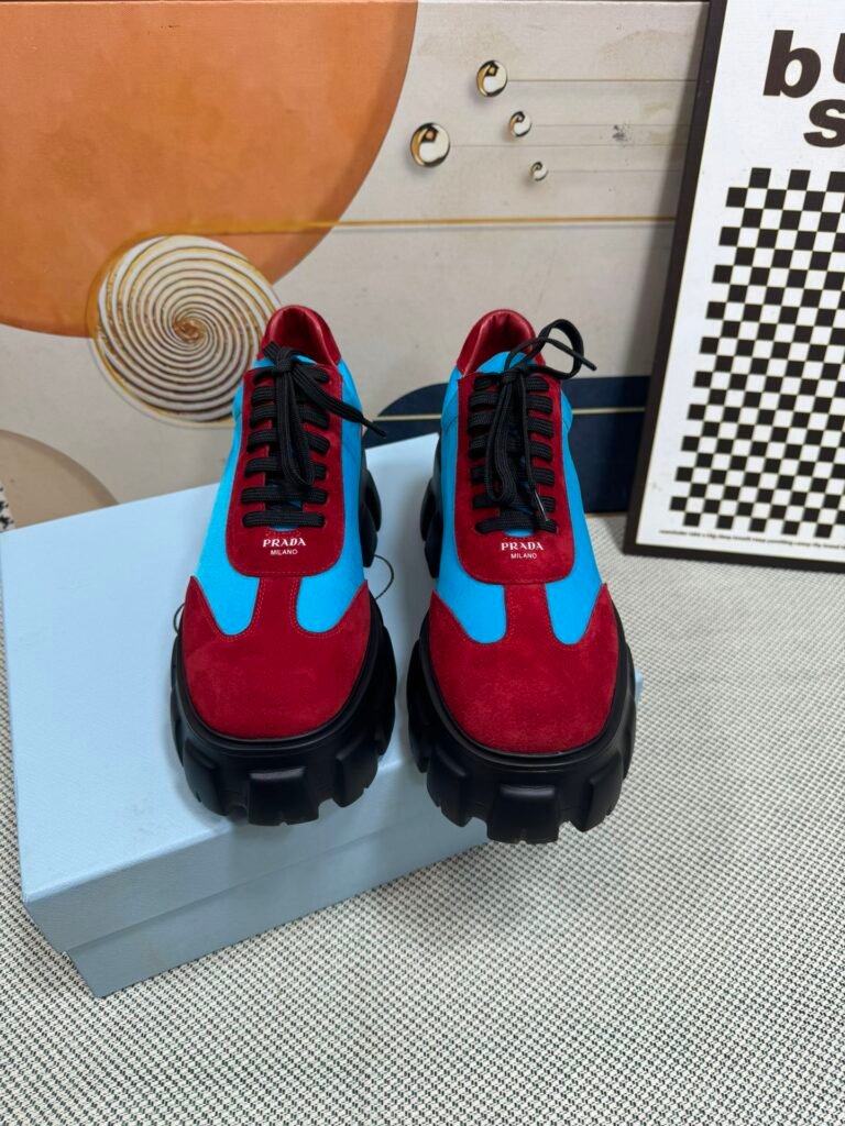 Prada Unisex Platform Sneakers detail image 7