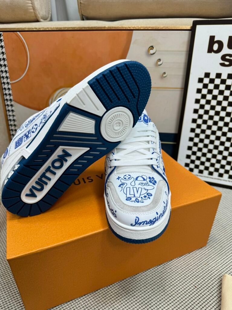 Louis Vuitton Unisex Basketball Sneakers detail 7