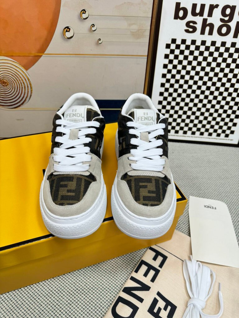 Fendi Unisex Athletic Sneakers detail image 7