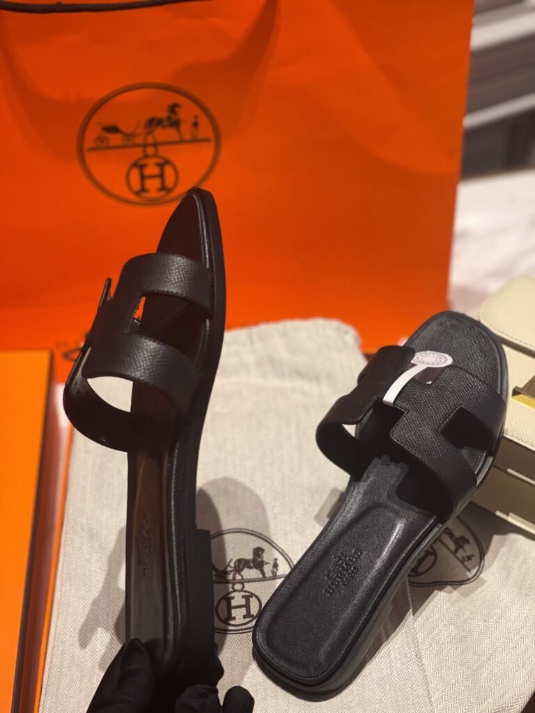 Hermès Unisex Slides detail 7