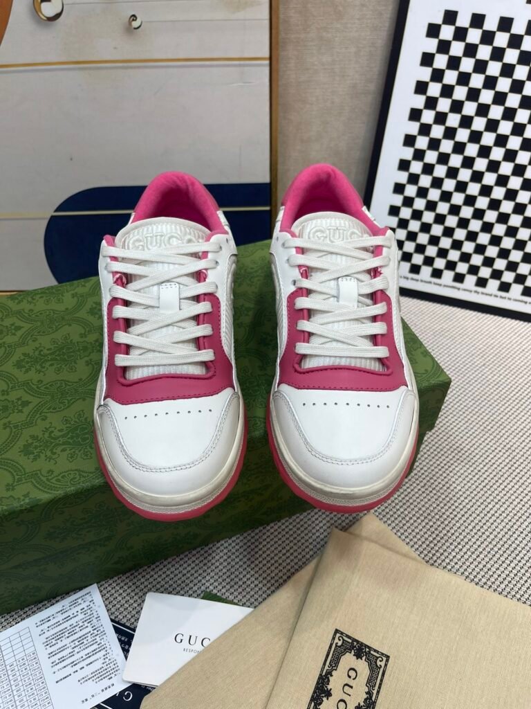 Gucci Unisex Distressed Sneakers detail image 7