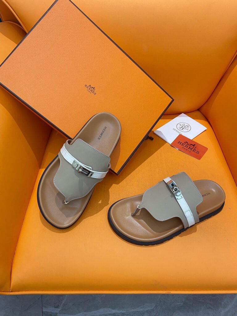 Hermès Unisex Slides detail 7