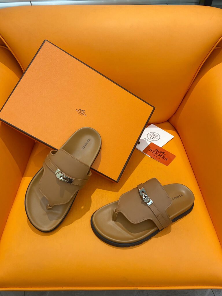 Hermès Unisex Slides detail 7