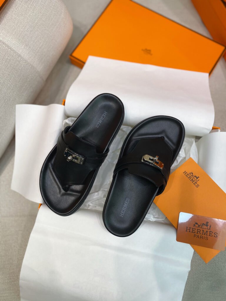 Hermès Unisex Slides detail 7