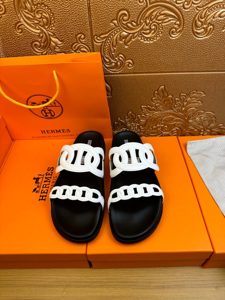 Hermès Unisex Slides detail 7