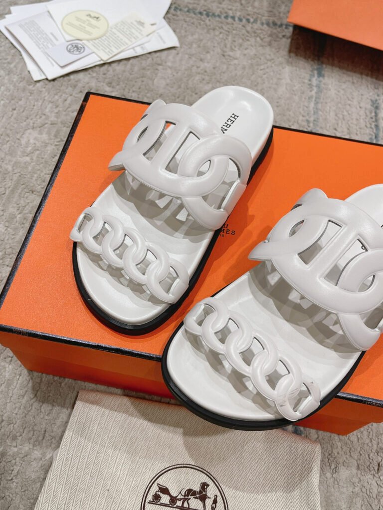 Hermès Unisex Slides detail 7