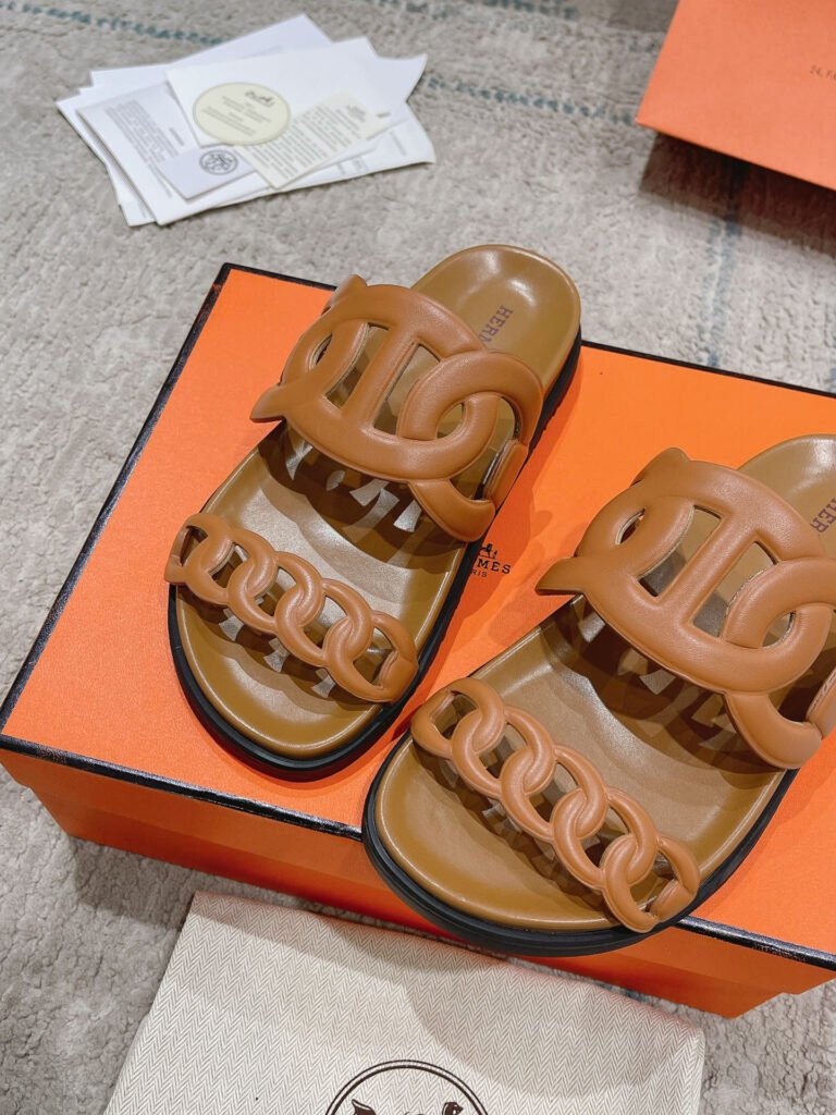 Hermès Unisex Slides detail 7