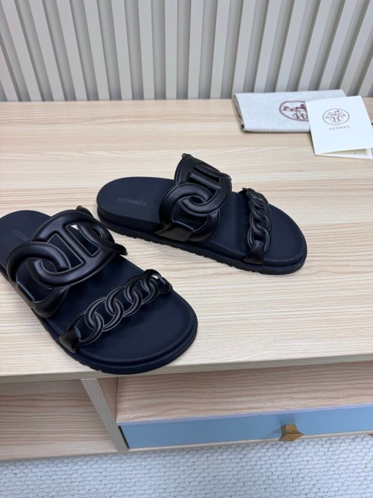 Hermès Unisex Slides detail 7