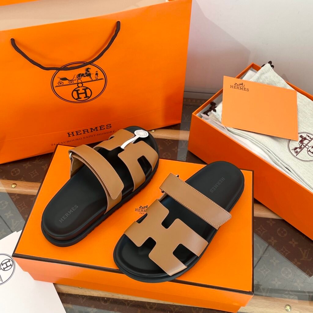 Hermès Unisex Slides detail 7