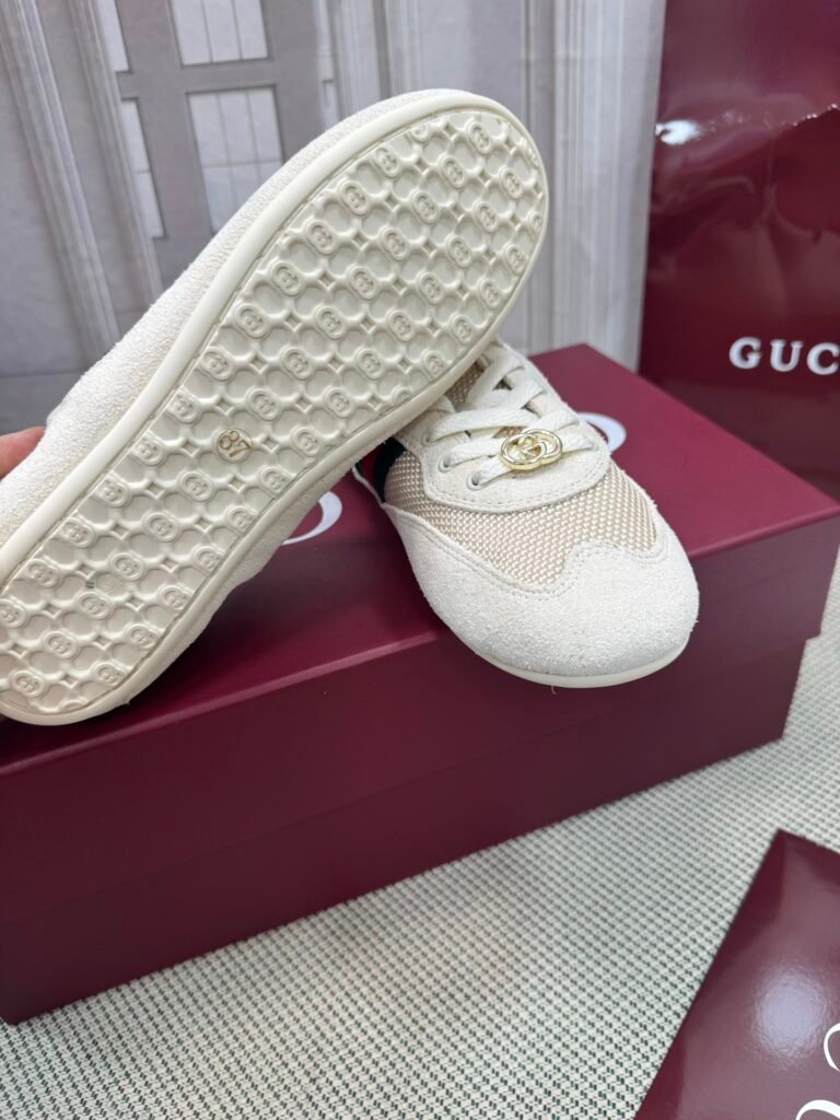 Gucci Unisex Distressed Sneakers detail 7