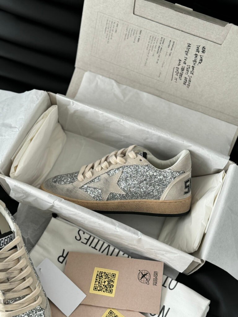 Golden Goose Unisex Distressed Sneakers detail 7