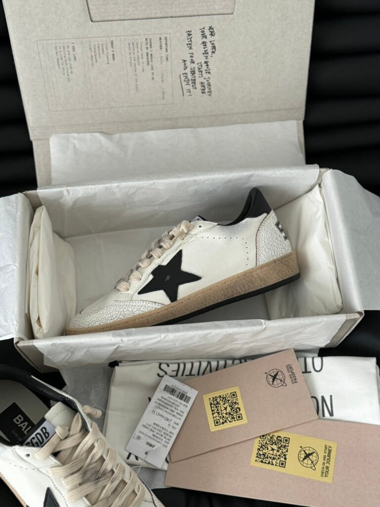 Golden Goose Unisex Distressed Sneakers detail 7