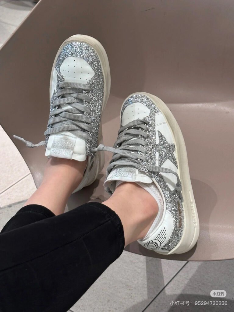 Golden Goose Unisex Distressed Sneakers detail 7