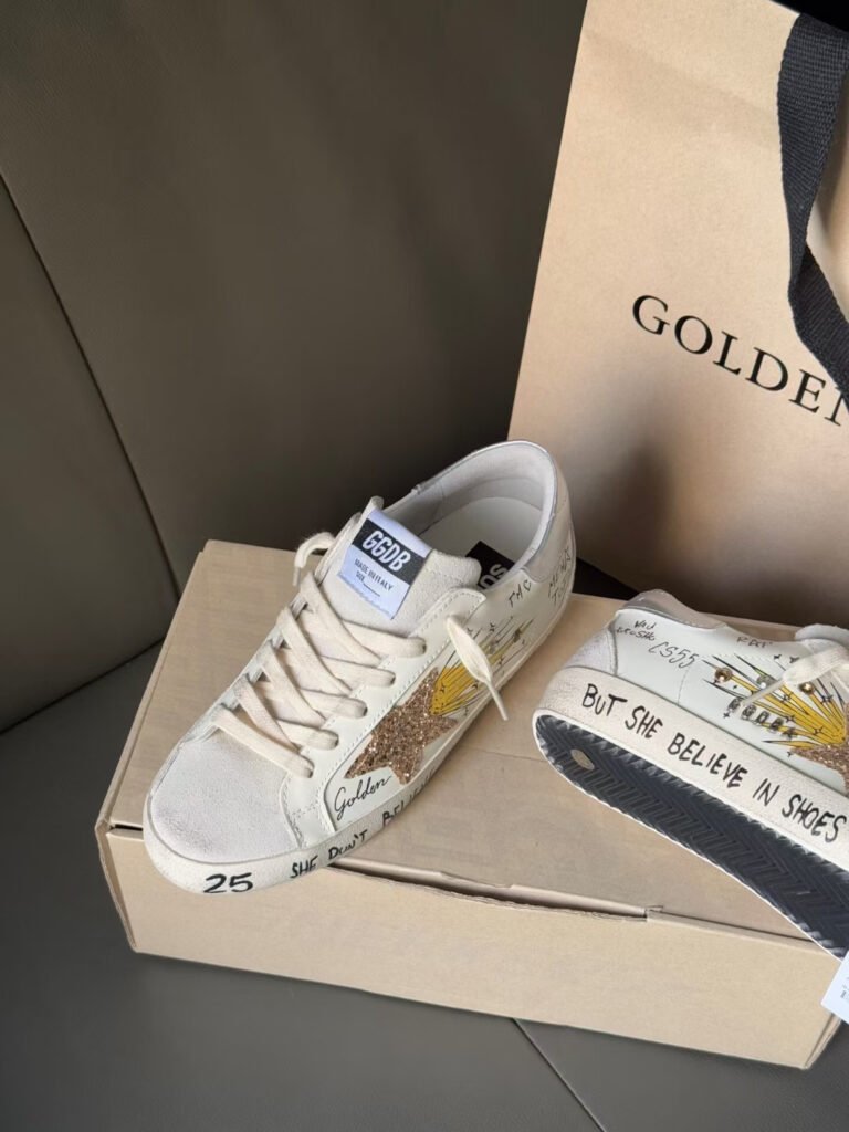 Golden Goose Unisex Distressed Sneakers detail 7