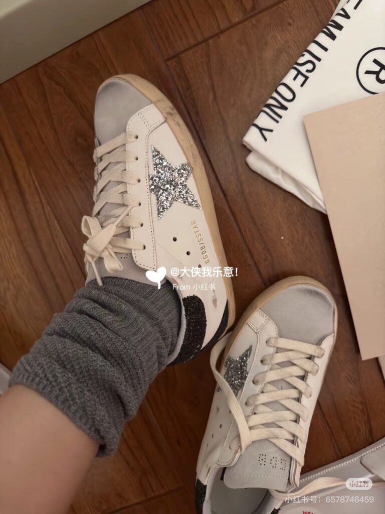 Golden Goose Unisex Distressed Sneakers detail 7