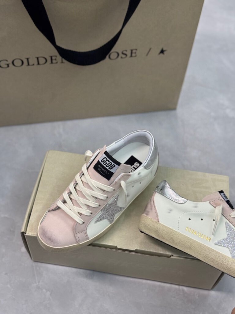 Golden Goose Unisex Distressed Sneakers detail 7