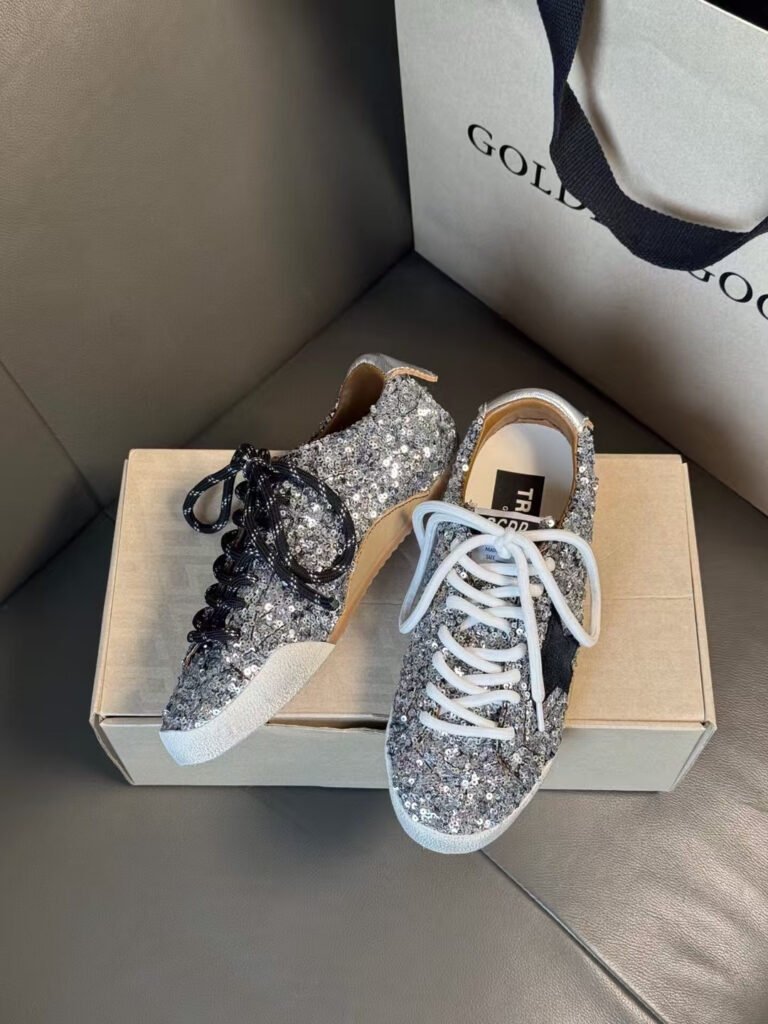 Golden Goose Unisex Distressed Sneakers detail image 7