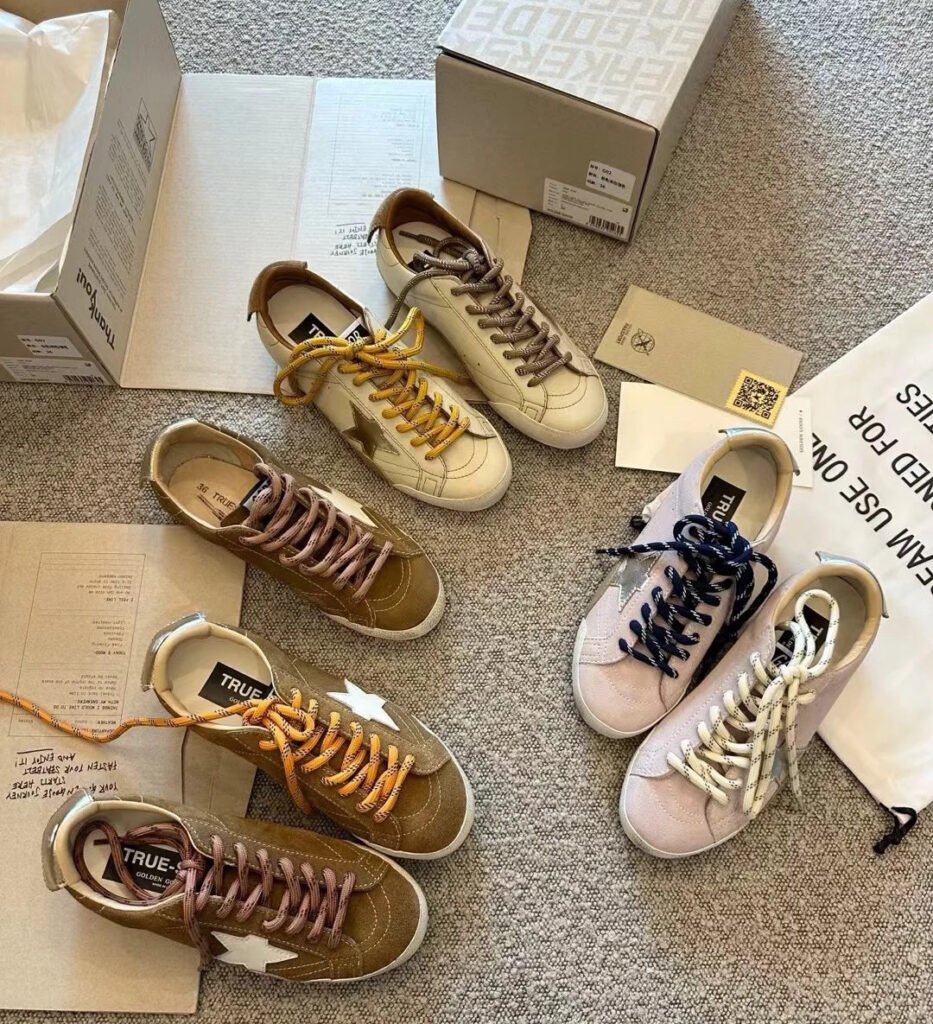 Golden Goose Unisex Distressed Sneakers detail image 7
