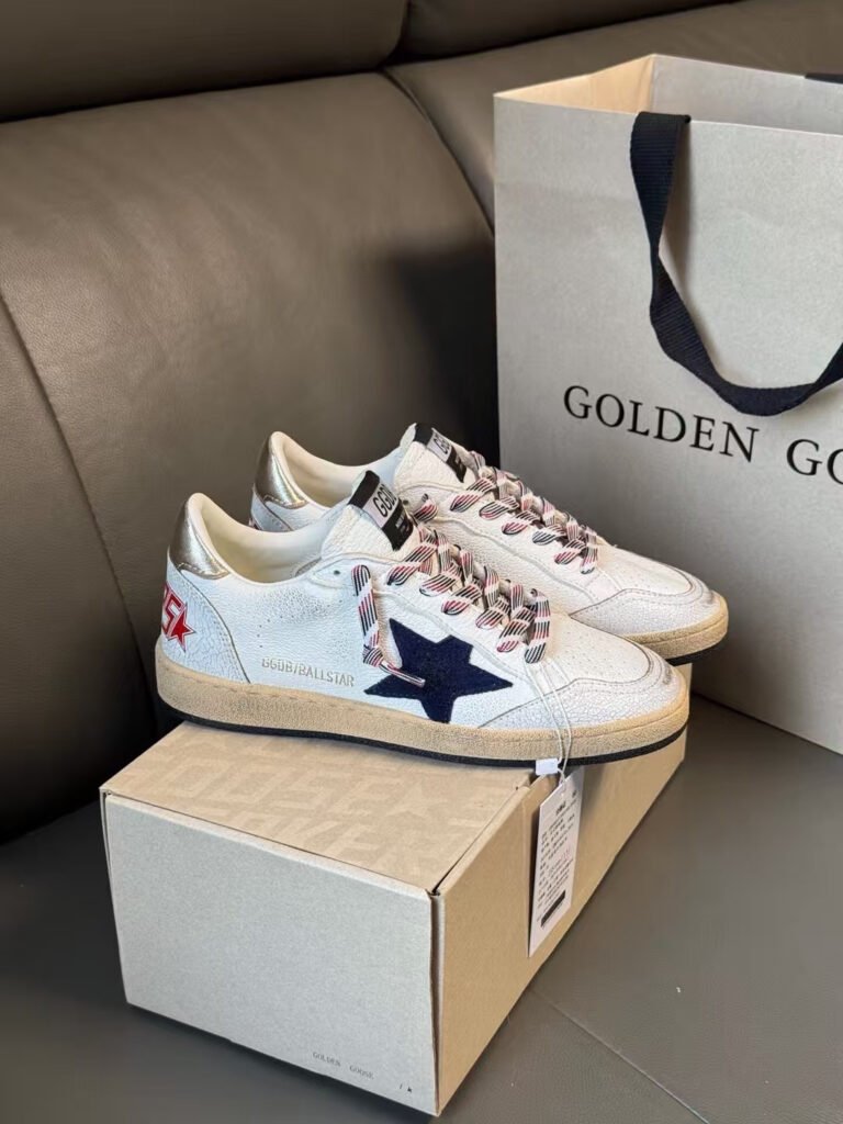 Golden Goose Unisex Distressed Sneakers detail image 7