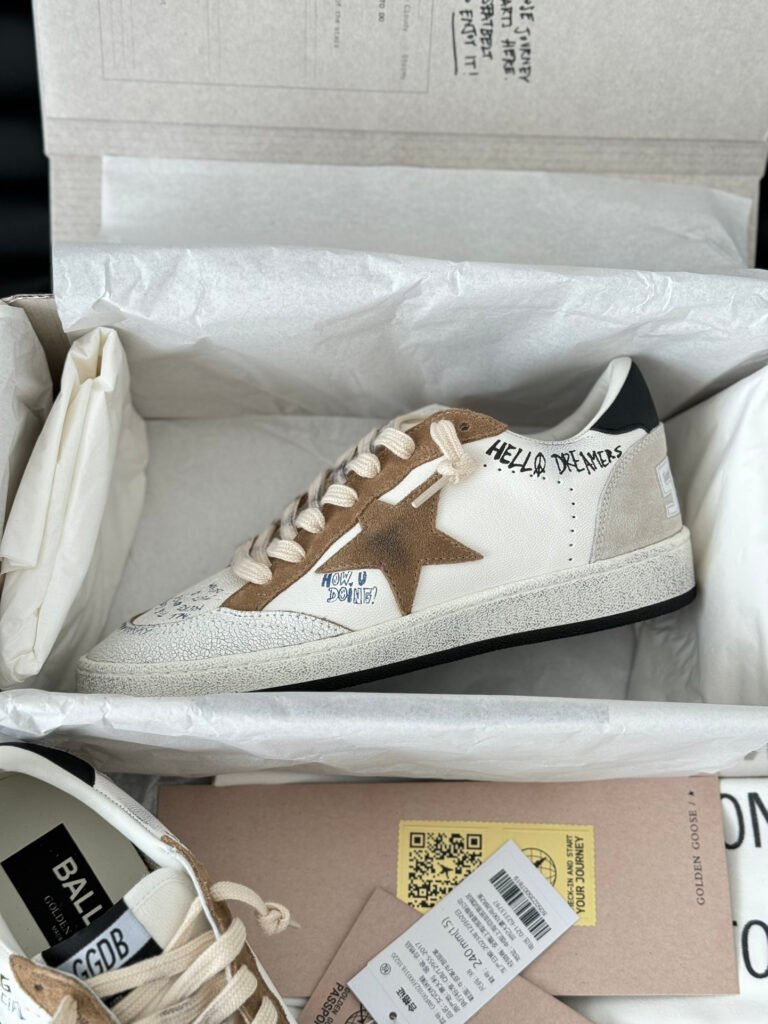 Golden Goose Unisex Distressed Sneakers detail 7