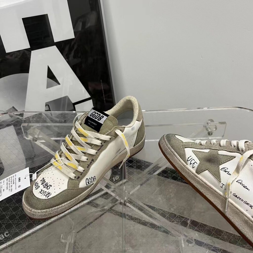 Golden Goose Unisex Distressed Sneakers detail image 7