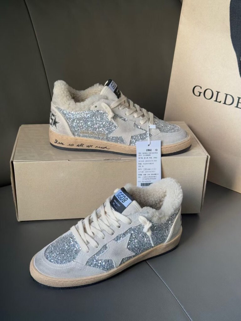 Golden Goose Unisex Distressed Sneakers detail image 7