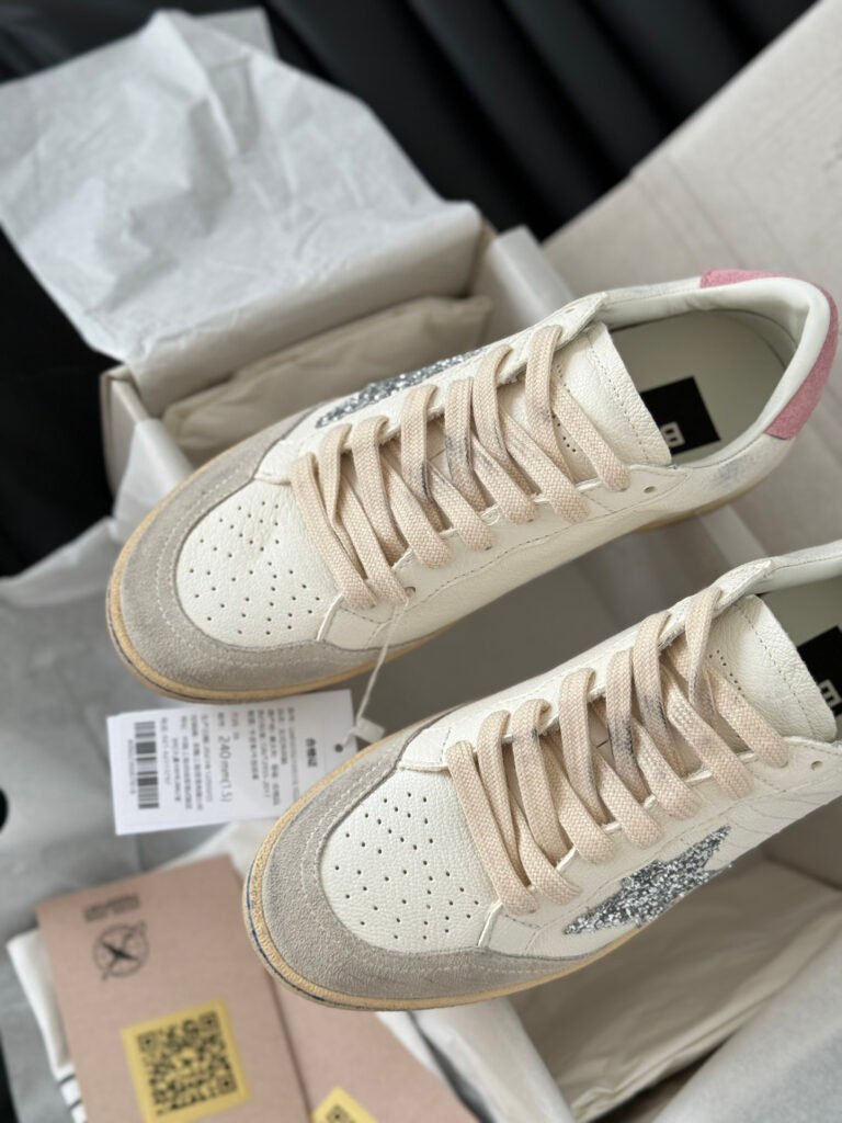 Golden Goose Unisex Distressed Sneakers detail 7