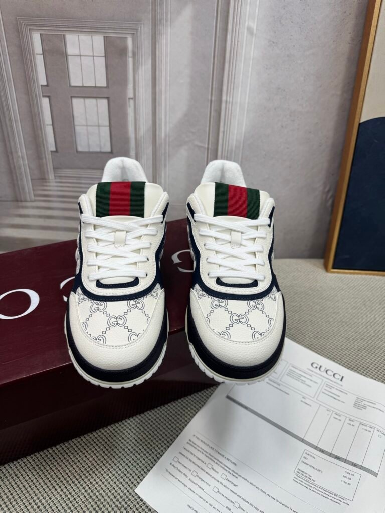 Gucci Unisex Distressed Sneakers detail 7