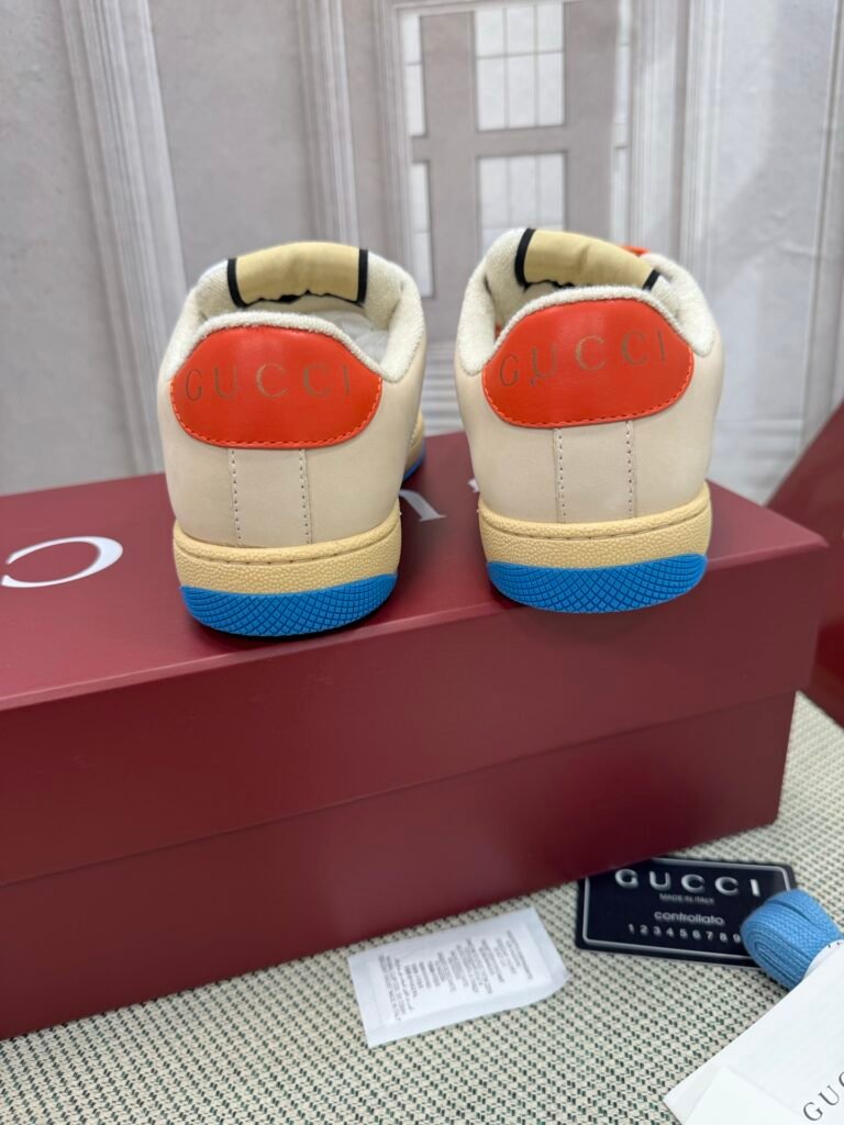 Gucci Women's Distressed Sneakers detail image 7