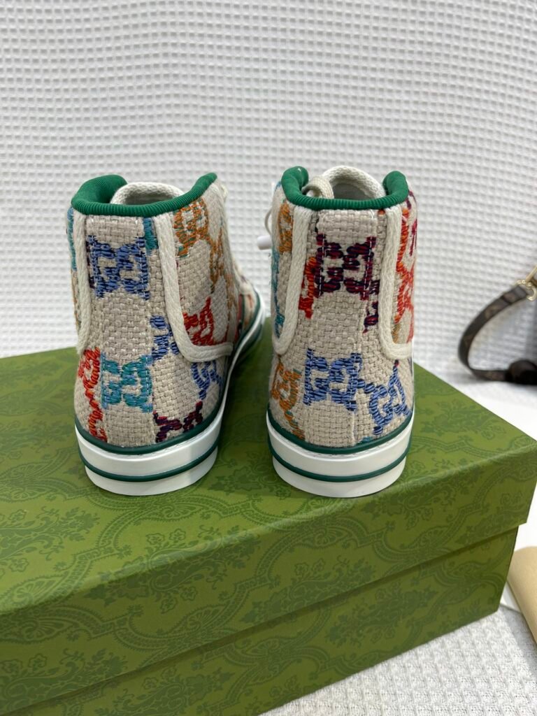 Gucci Unisex High-Top Sneakers detail 7