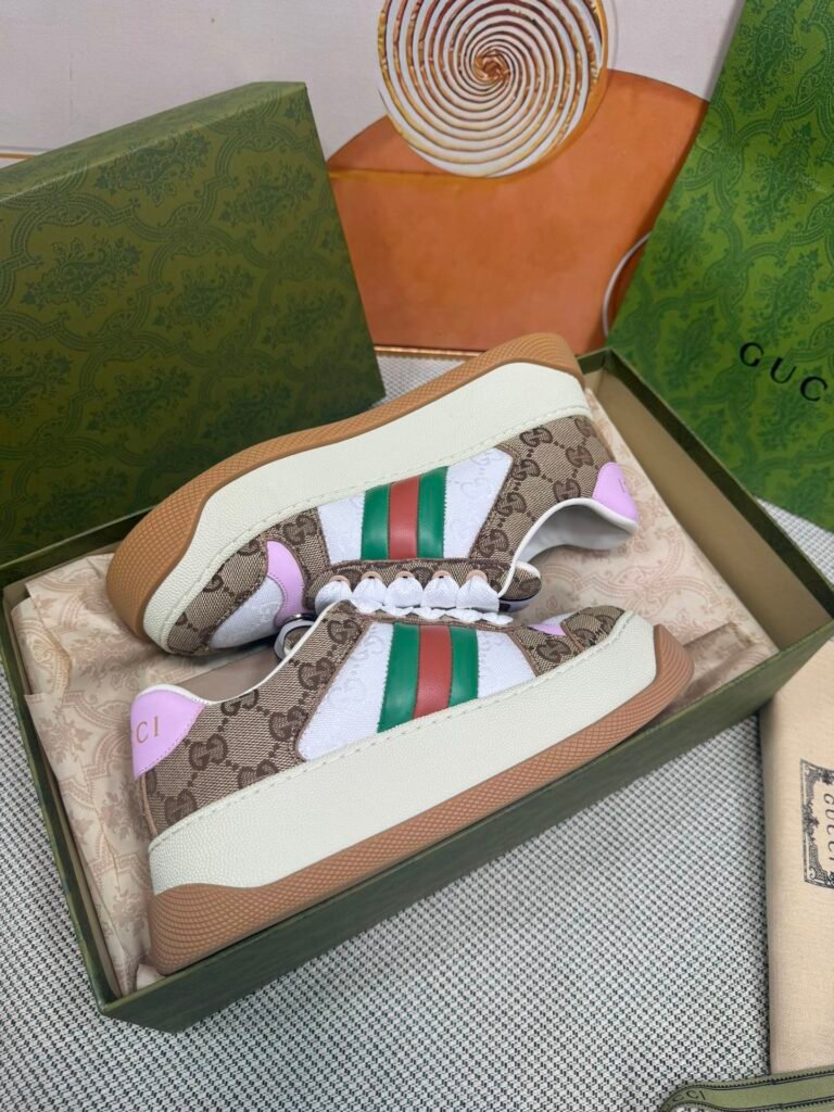 Gucci Unisex Distressed Sneakers detail image 7
