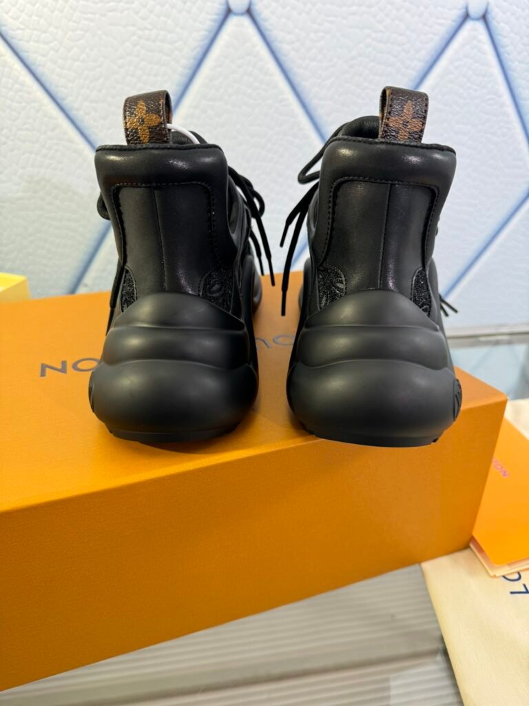 Louis Vuitton Women's Sculpted-Sole Sneakers detail 7
