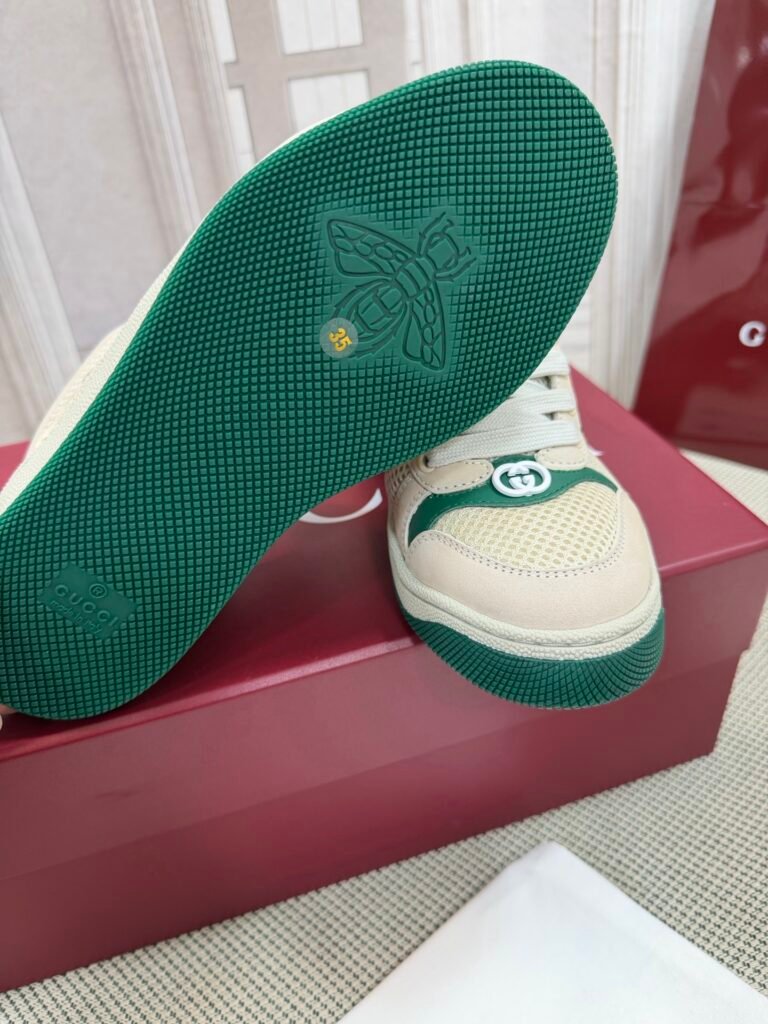 Gucci Unisex Distressed Sneakers detail 7