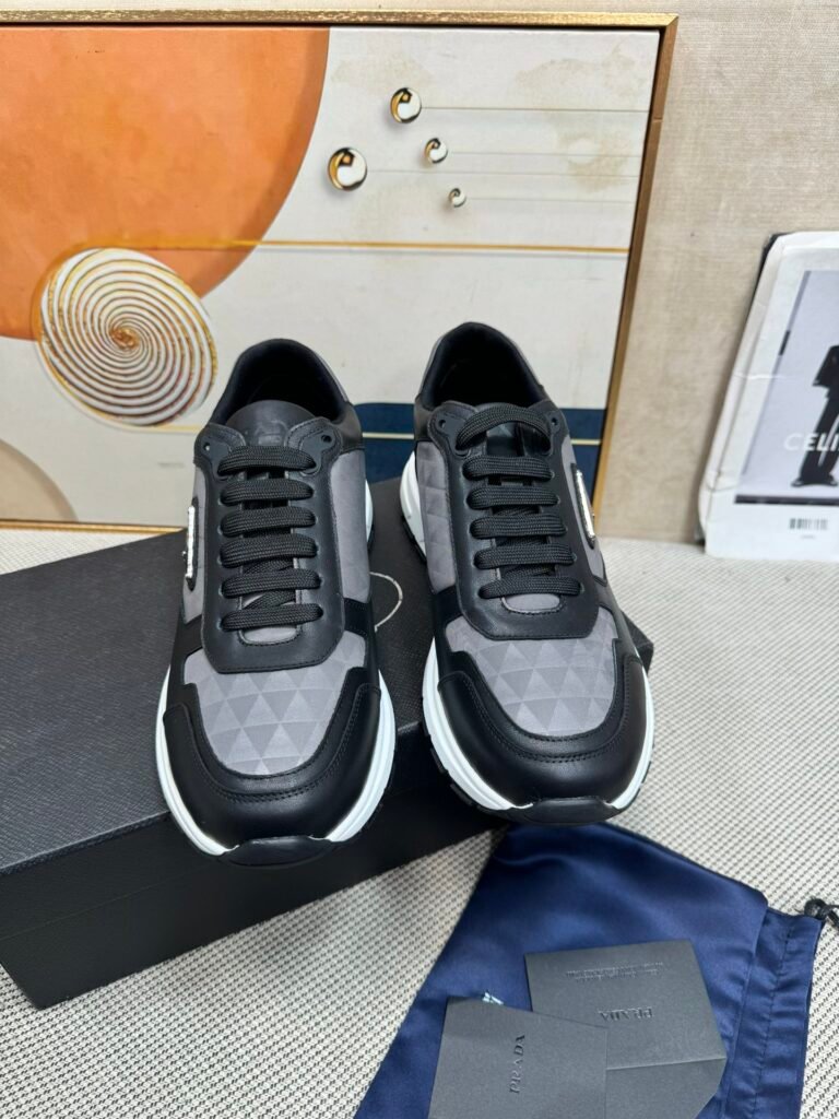 Prada Men's Athletic Sneakers detail image 7