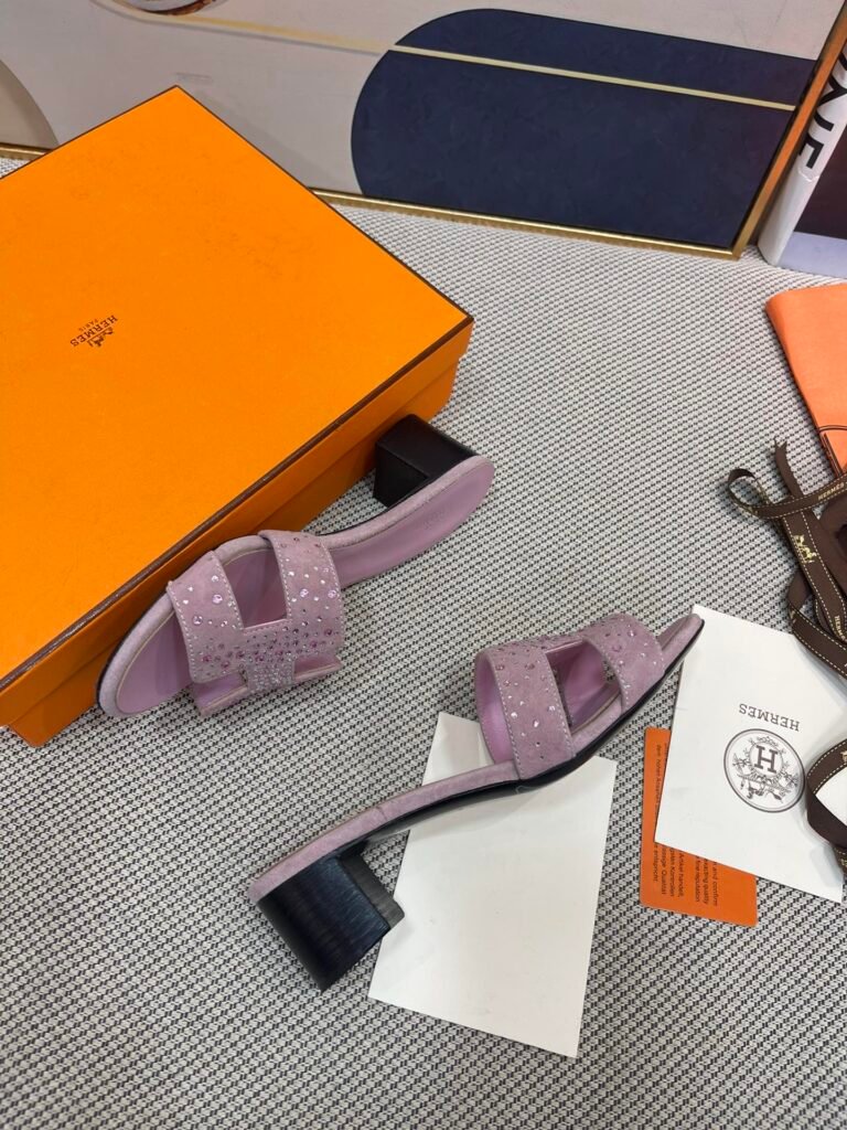 Hermès Unisex Slides detail 7