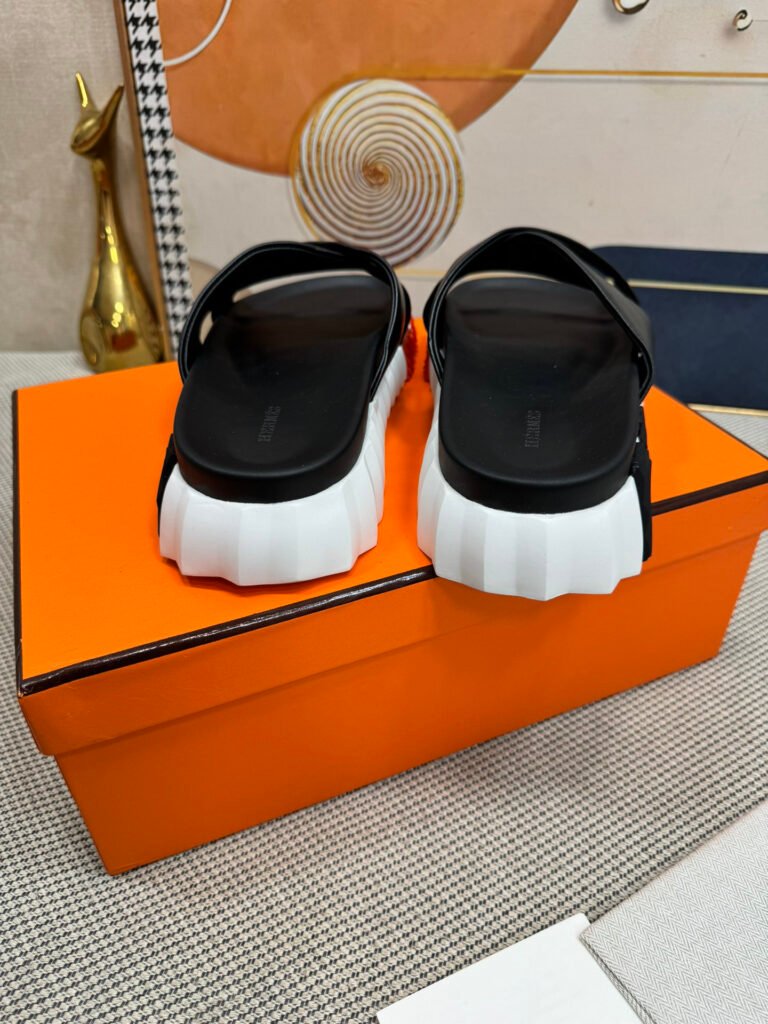 Hermès Unisex Slides detail 7