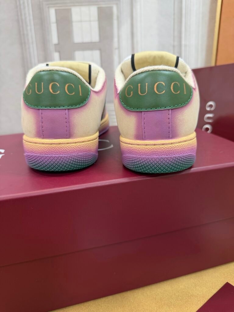 Gucci Women's Distressed Sneakers detail 7