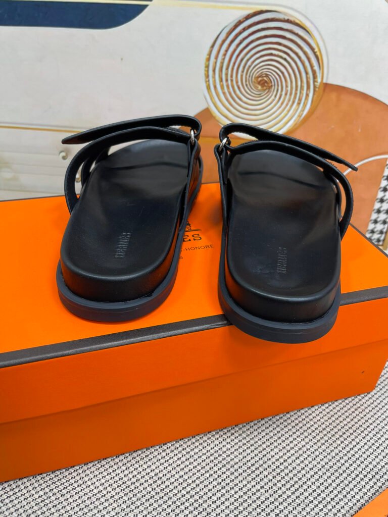 Hermès Unisex Slides detail 7
