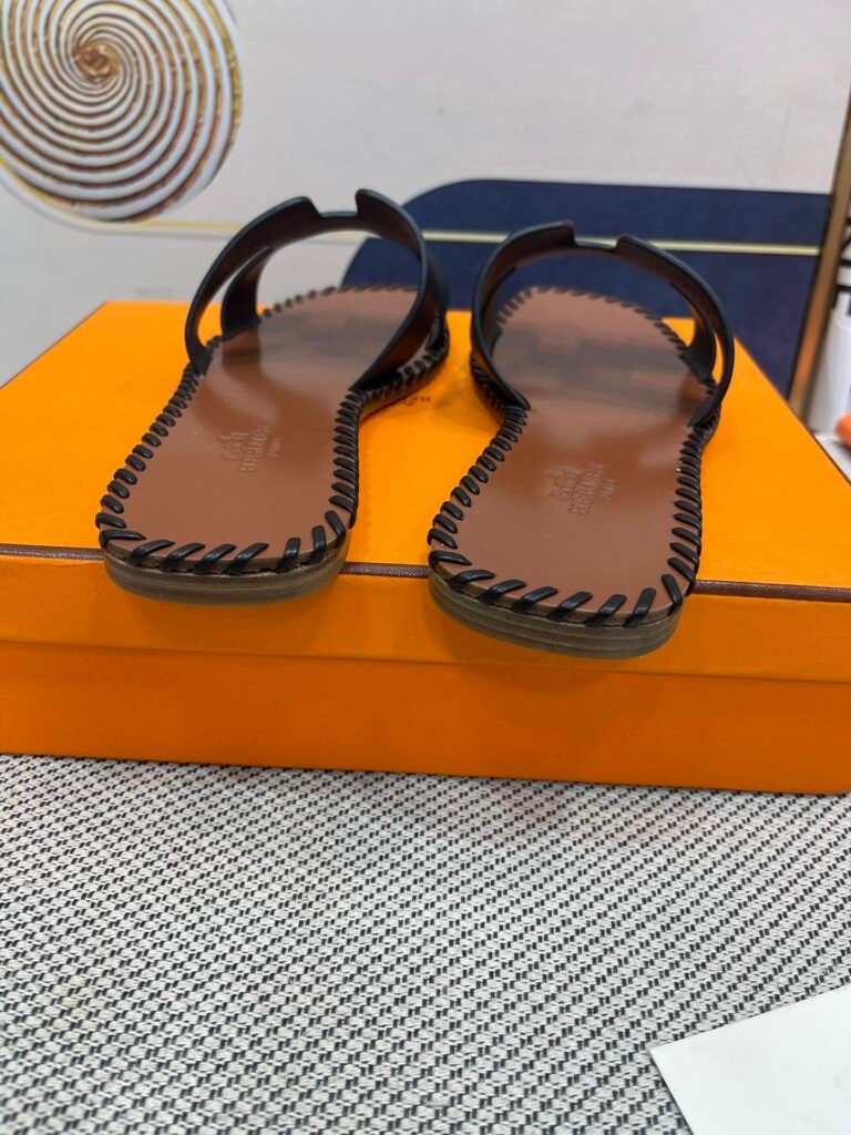 Hermès Unisex Slides detail 7