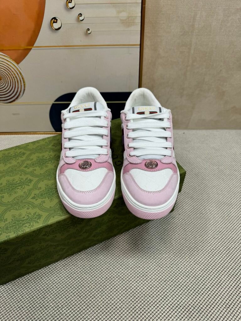 Gucci Unisex Distressed Sneakers detail 7
