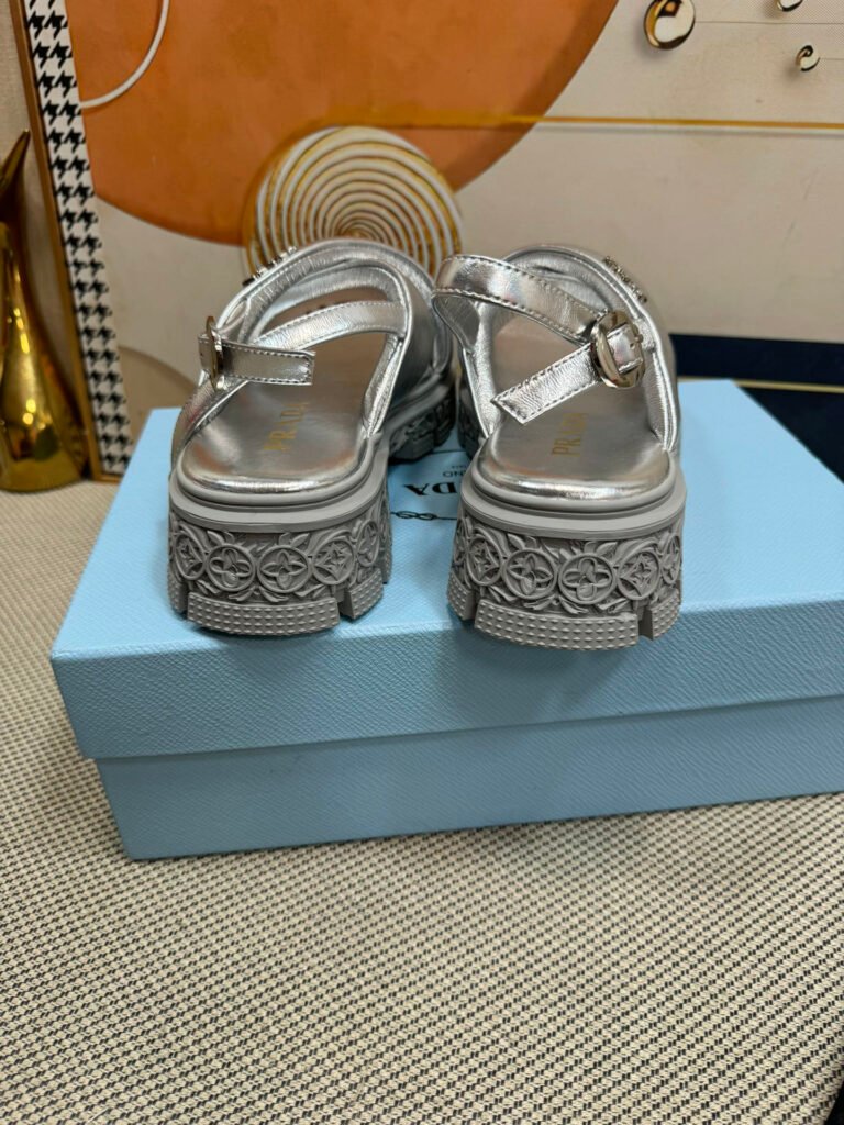 Prada Unisex Platform Sneakers detail 7