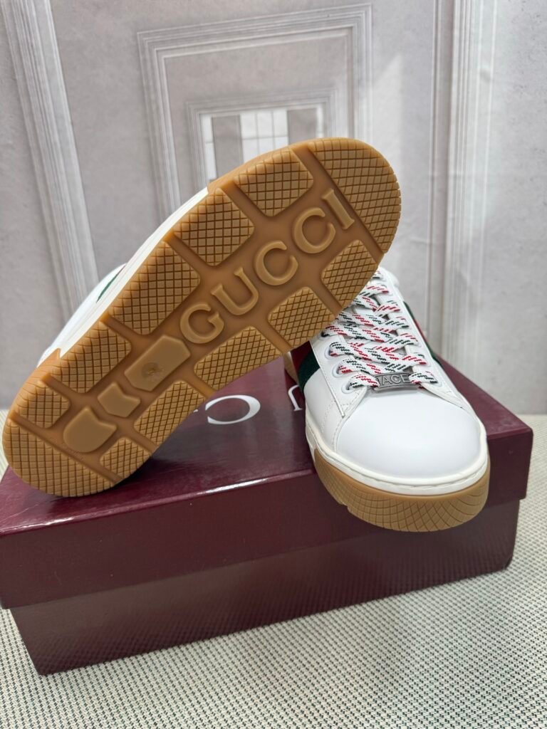 Gucci Unisex Distressed Sneakers detail image 7