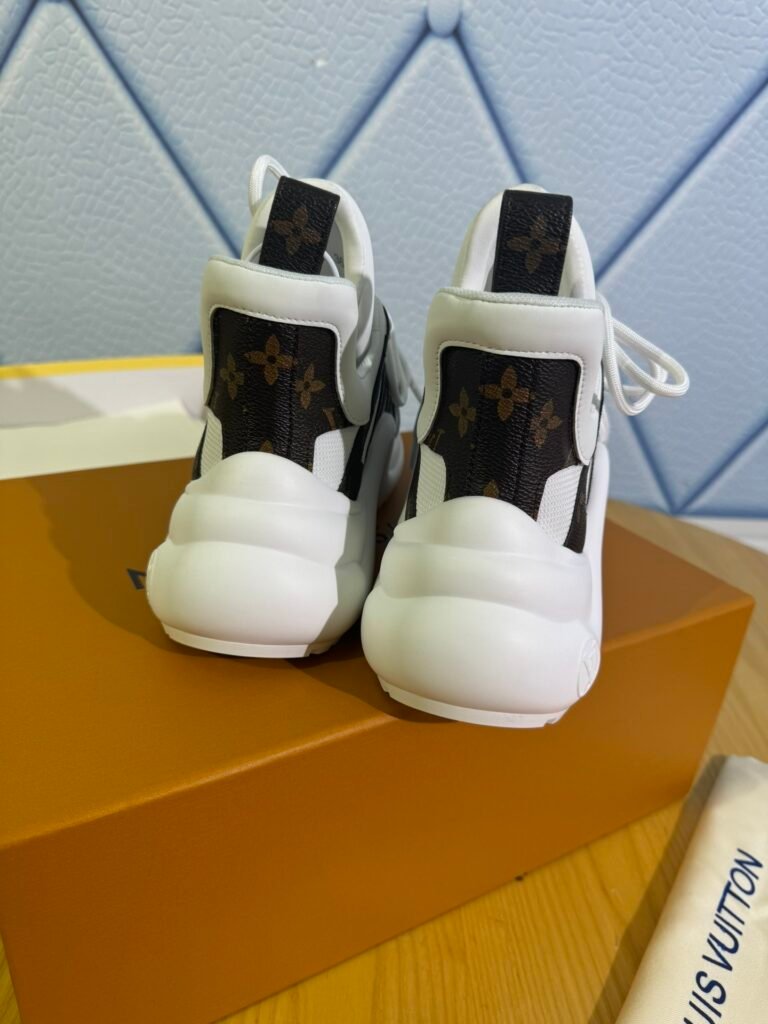 Louis Vuitton Women's Sculpted-Sole Sneakers detail 7