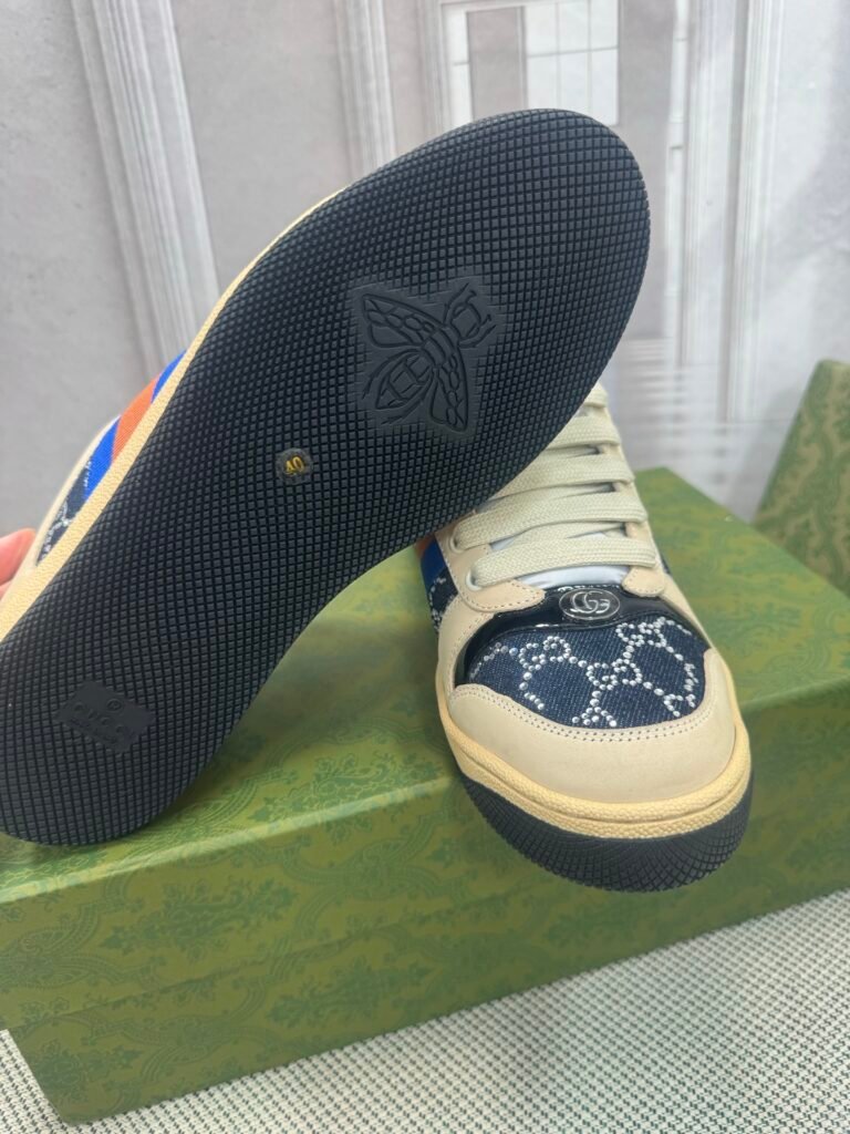 Gucci Women's Distressed Sneakers detail image 7