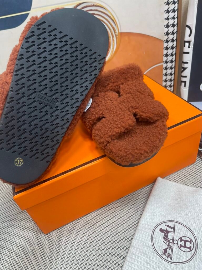 Hermès Unisex Slides detail 7